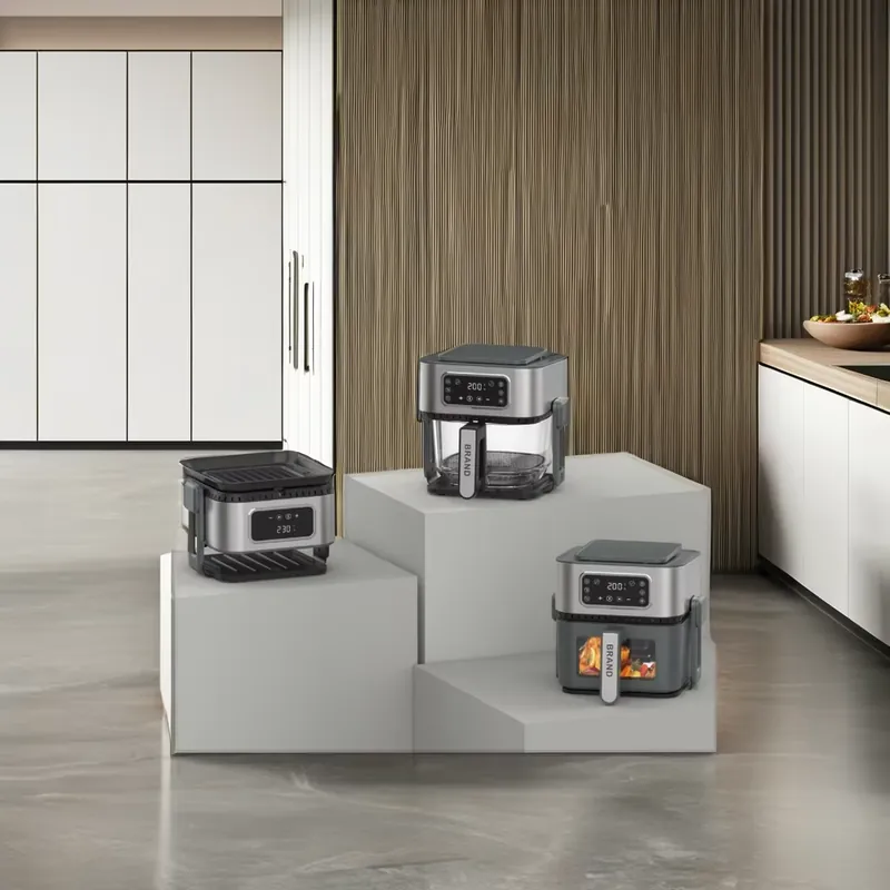 Air Fryer 5L Digital - 3 in 1 Penggorengan Udara Stainless