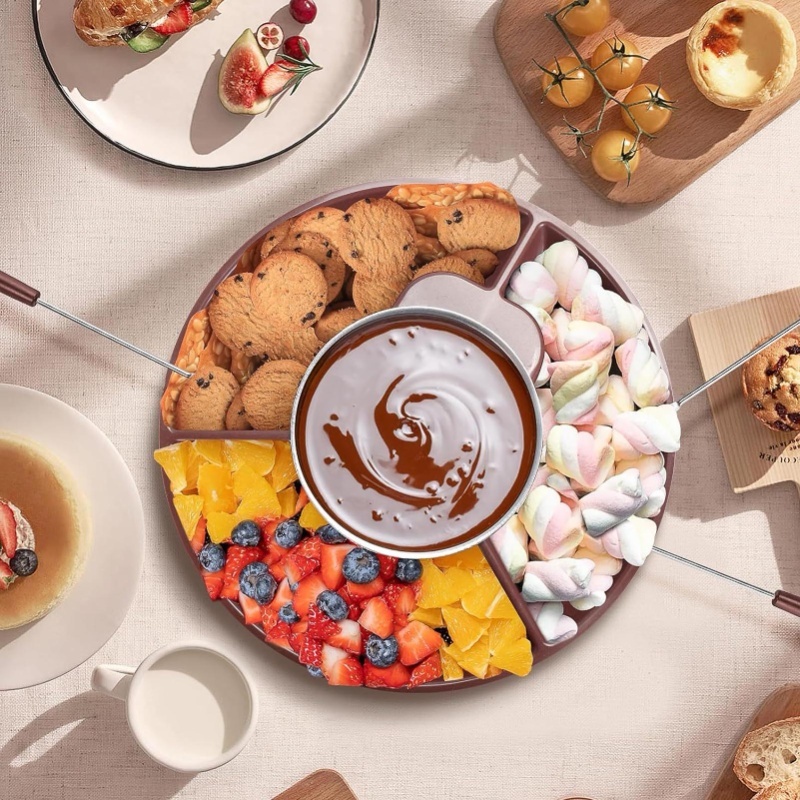 Panci Leleh Cokelat Listrik St - Fondue Set Electric ulasan dan harga