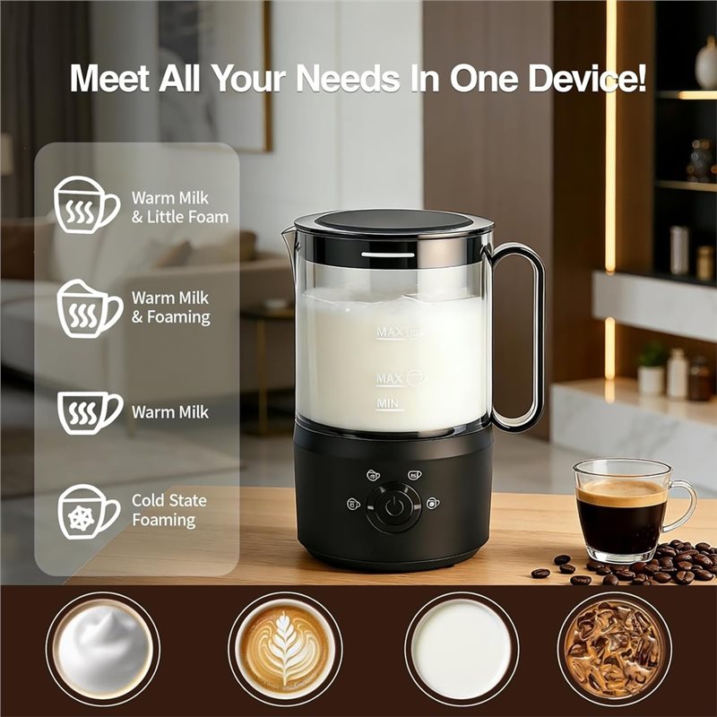 AC39-Milk Frother, Pengukus Su - Yogurt Maker Electric ulasan dan harga