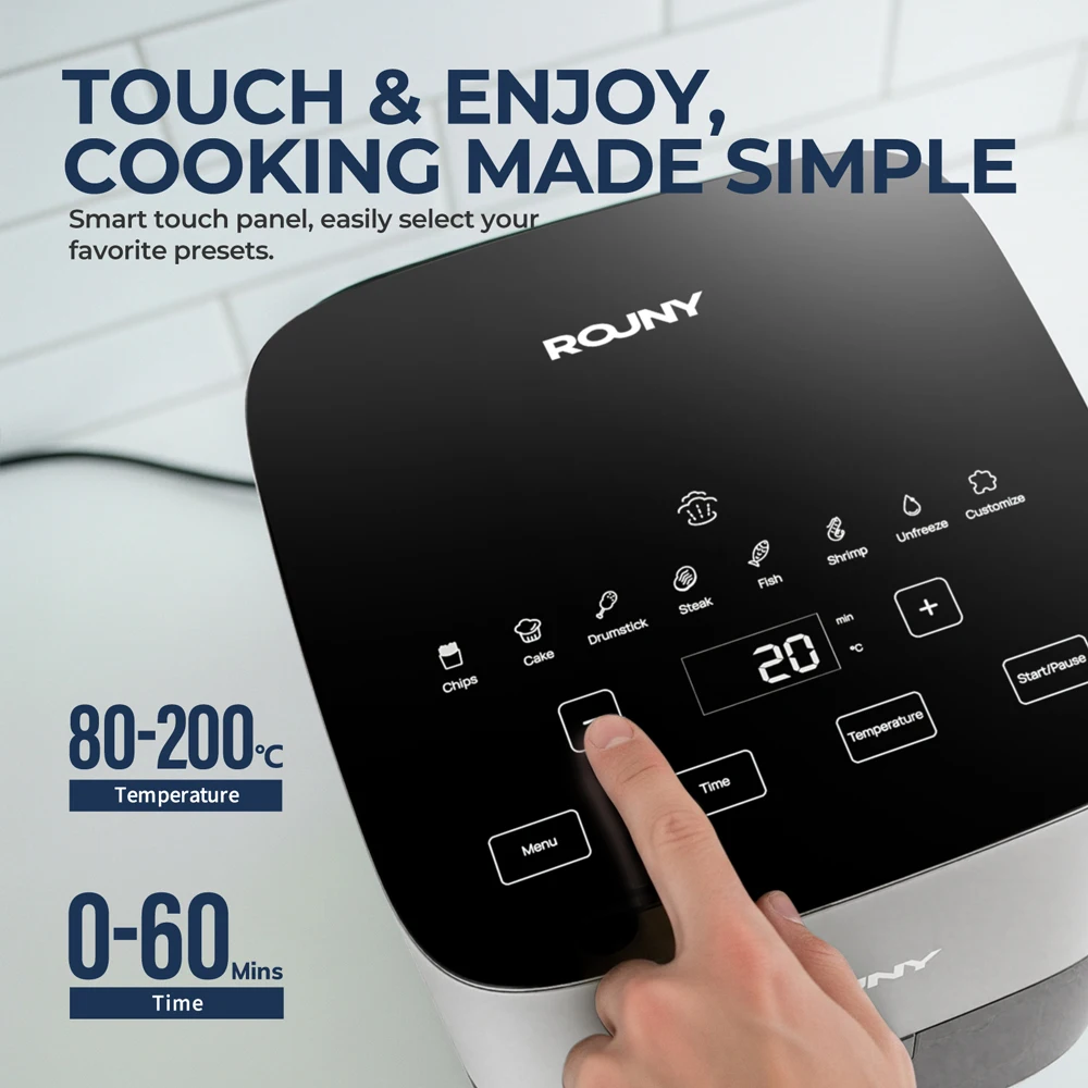 Penggorengan Udara Digital den - Air Fryer 5L Digital ulasan dan harga
