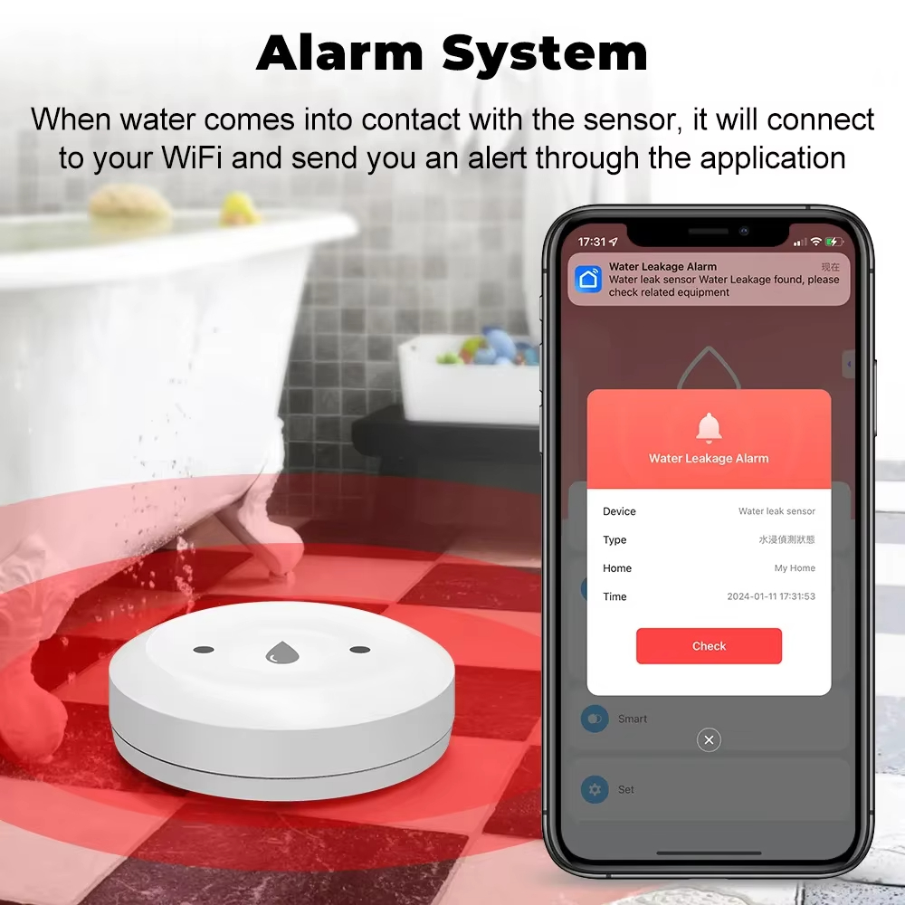 Tuya ZigBee 3.0 Detektor Keboc - Kitchen Appliances Video ulasan dan harga