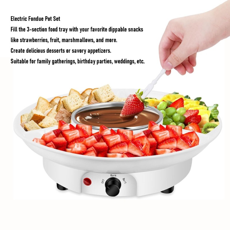 Set Panci Fondue Elektrik Kit  - Fondue Set Electric ulasan dan harga